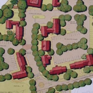 Here's an example of a subdivision design with landscaping design included.