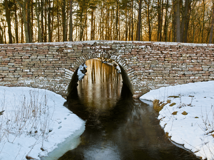 Aging infrastructure example: This photo is of an old bridge that will need to be redesigned by civil engineers to remain functional to the public. 