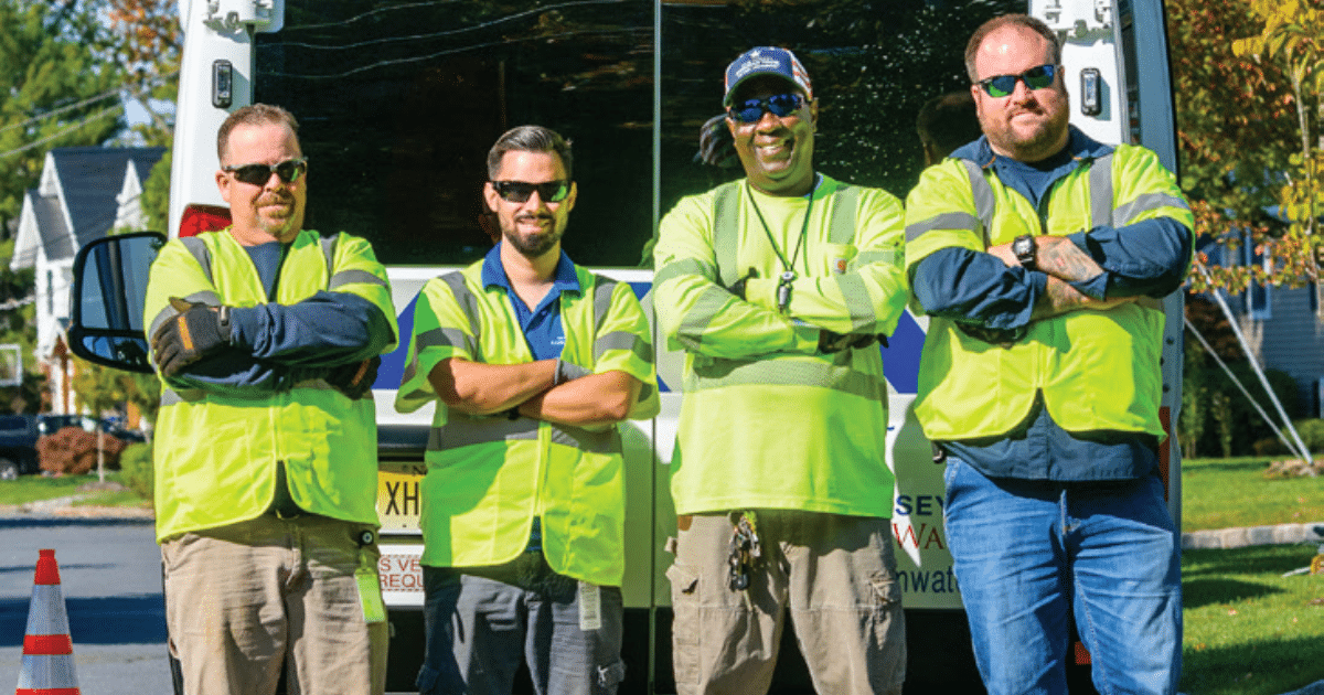 NJ American Water team, a client of Carroll Engineering Corporation