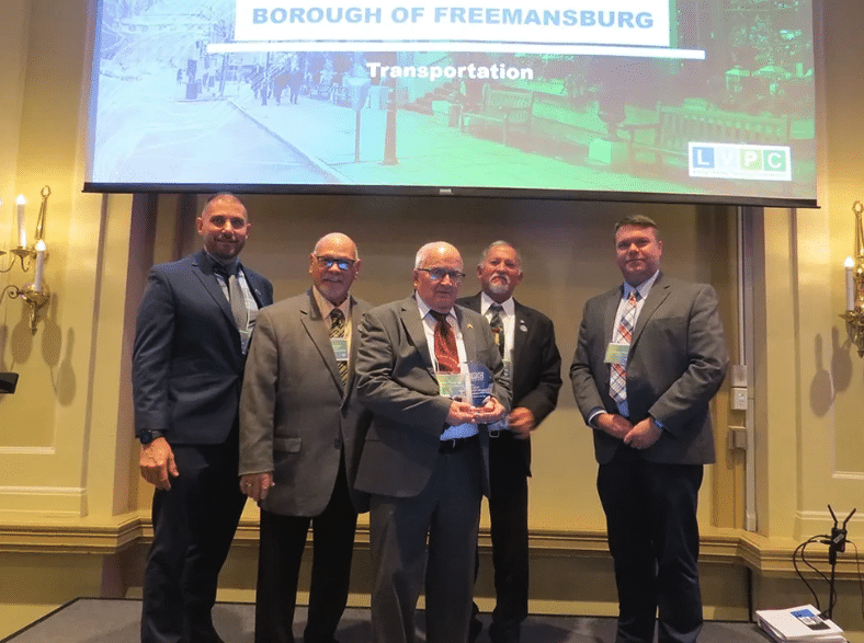 Borough of Freemansburg Main Street Reconstruction Project Earns 2025 LVPC Transportation Award