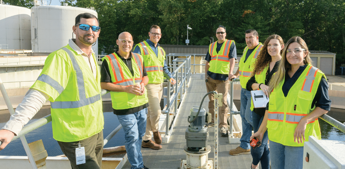 New Jersey American Water team, a client of Carroll Engineering