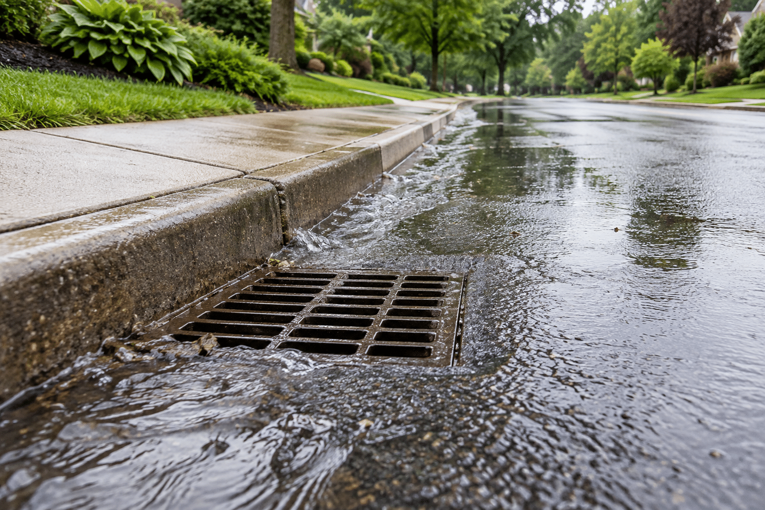 Where Rainwater Meets the Storm Drain